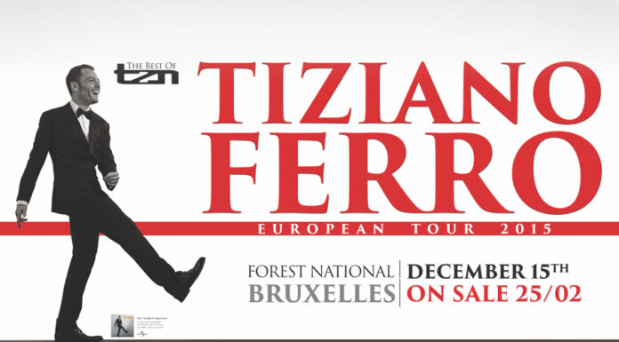 Concert Tiziano Ferro in Vorst Nationaal